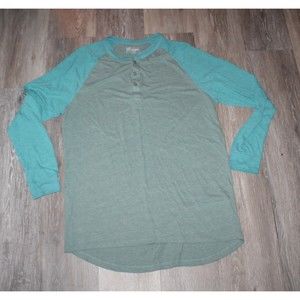 Women's or Men's Henley Shirt Long Sleeve Tee Size Large LulaRoe